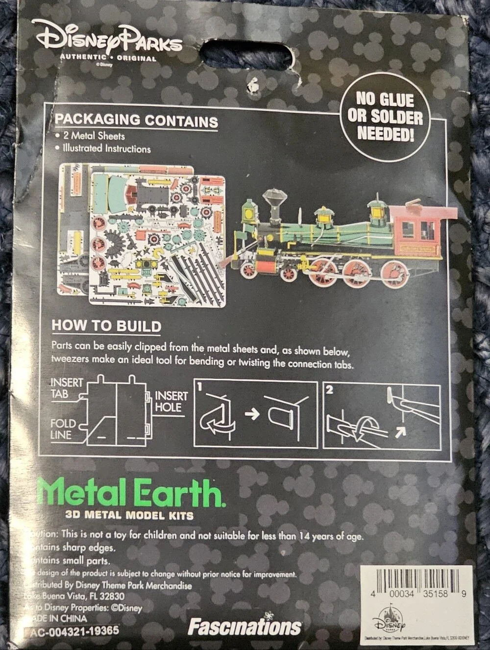 Disney train metal